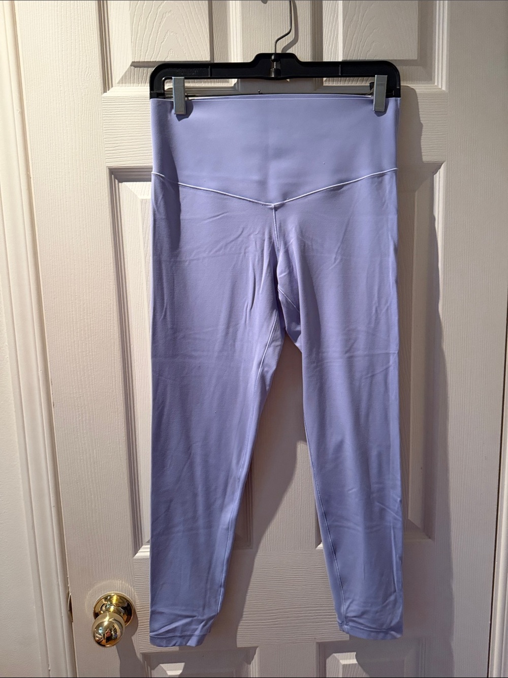 Periwinkle Blue Active Leggings - Seam Detail
